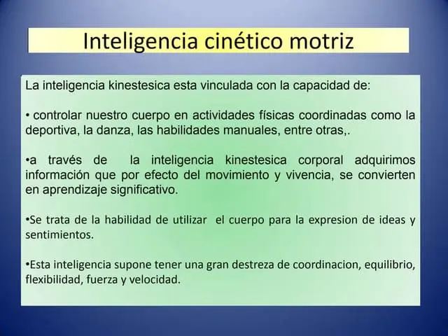 inteligencia motriz - Qué son los movimientos motores