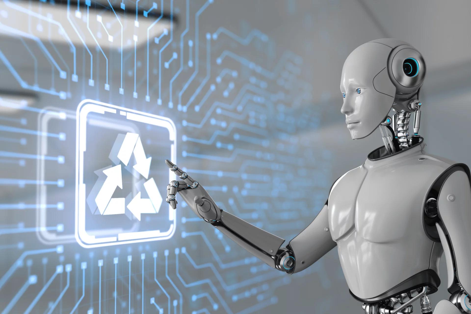 basurero inteligencia artificial - Qué son los robots de reciclaje con IA