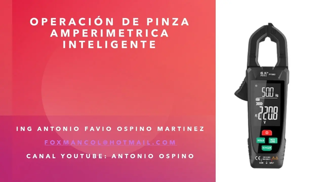 Pinza Amperimétrica Inteligente: La herramienta imprescindible para medir corriente eléctrica - Qué ventaja tiene la pinza amperimétrica pinza amperimetrica inteligente - Qué ventaja tiene la pinza amperimétrica